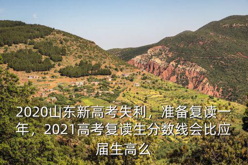 2020山東新高考失利，準備復讀一年，2021高考復讀生分數線會比應屆生高么
