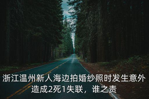 浙江溫州新人海邊拍婚紗照時發生意外造成2死1失聯，誰之責