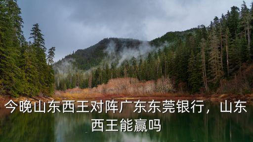 山東西王vs廣東東莞哪里直播,山東西王能贏嗎