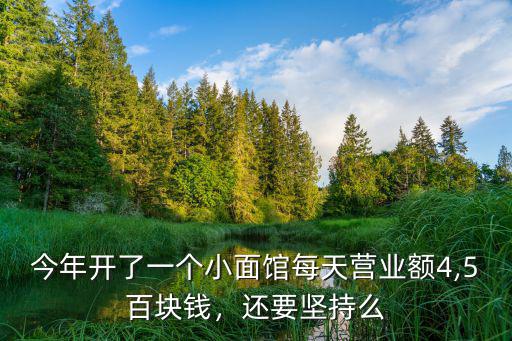 嘉興夫妻小面館一天營業(yè)額多少,夫妻開一個(gè)小面館