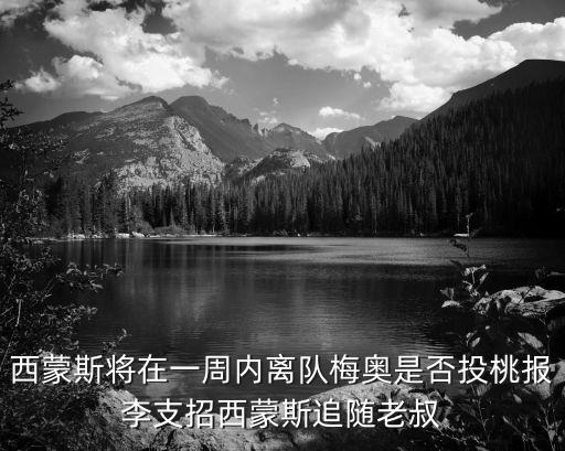 西蒙斯將在一周內離隊梅奧是否投桃報李支招西蒙斯追隨老叔