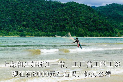 上海和江蘇浙江一帶，工廠普工的工資現(xiàn)在有8000元左右嗎，你怎么看