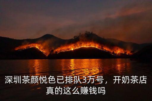 深圳文和友的茶顏悅色怎么樣,深圳茶顏悅色已排隊3萬號