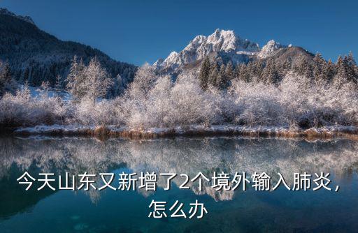 山東今日新增肺炎多少,打破了山東6天無新增紀錄