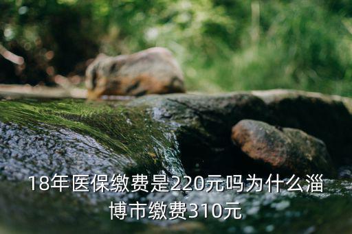 淄博市2017年醫保是多少,18年醫保繳費是220元嗎