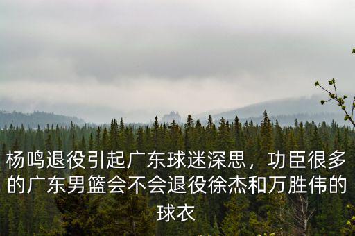 楊鳴退役引起廣東球迷深思，功臣很多的廣東男籃會(huì)不會(huì)退役徐杰和萬(wàn)勝偉的球衣