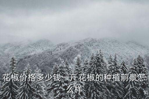 廣東大紅袍花椒多少錢一斤,花椒價格多少錢一斤
