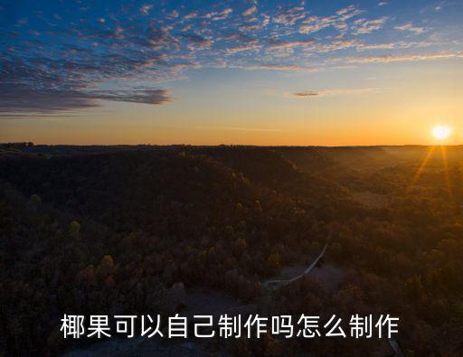 椰果可以自己制作嗎怎么制作