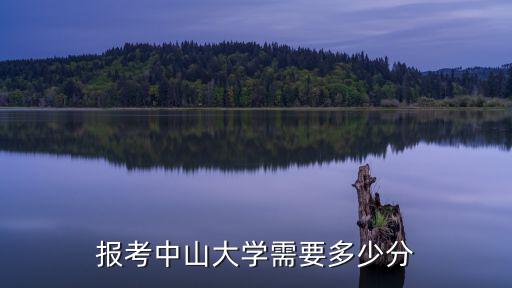 中山大學多少分招,報考中山大學需要多少分