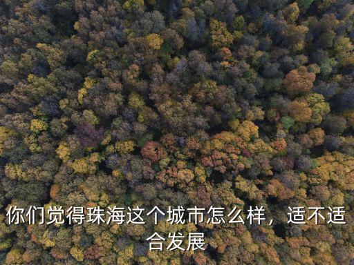 珠海光宇發展怎么樣,你們覺得珠海這個城市怎么樣