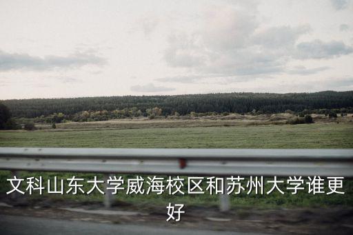 文科山東大學威海校區(qū)和蘇州大學誰更好