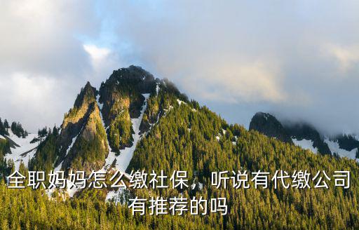 全職媽媽怎么交廣州社保,現在全職媽媽