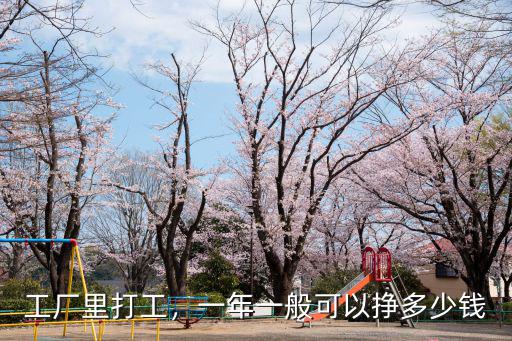 工廠里打工，一年一般可以掙多少錢