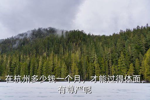 杭州少爺一個月多少錢一個月,有在杭州的嗎
