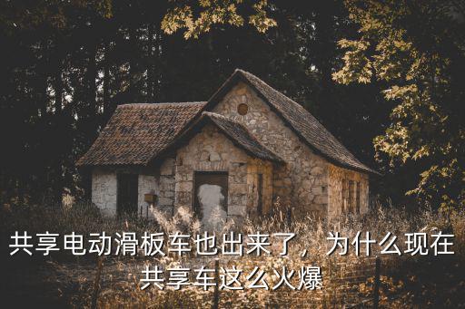廣東共享電動滑板車怎么創業,共享電動滑板車確實便捷