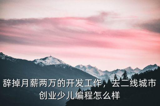 深圳少兒編程教師工資多少,剛?cè)胄猩賰壕幊痰氖谡n老師