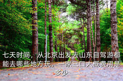 從濰坊開車去北京 費用是多少費用,一家三口大概費用是多少