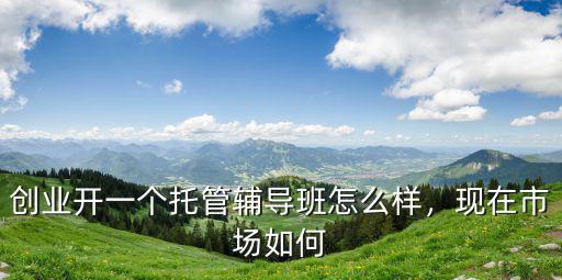 佛山晚托輔導班怎么樣,創業開一個托管輔導班怎么樣