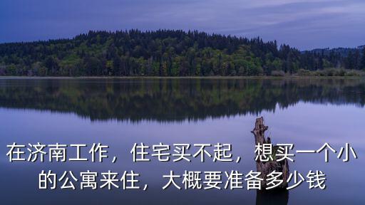 在濟(jì)南工作，住宅買不起，想買一個小的公寓來住，大概要準(zhǔn)備多少錢