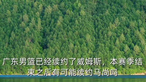 廣東男籃已經續約了威姆斯，本賽季結束之后有可能續約馬尚嗎