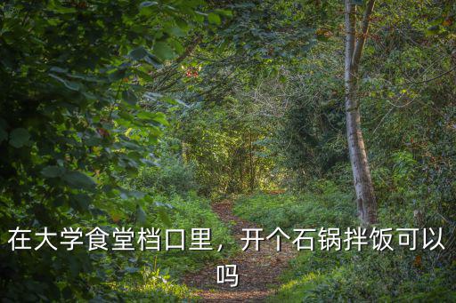 在臨沂大學食堂開個檔口多少錢,在大學食堂檔口里