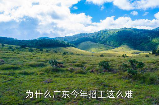 中山現在哪里招工最難,為什么廣東今年招工這么難