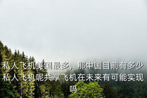 廣東私人直升機(jī)有多少,私人飛機(jī)美國最多