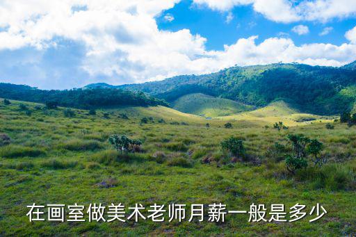 在杭州畫室做美術老師年薪多少,想當美術老師