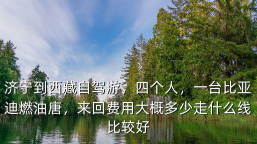 常州到濟寧自駕費用多少,濟寧到西藏自駕游