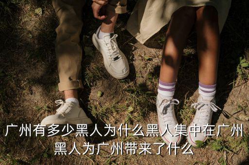 廣州的非洲黑人有多少,為什么黑人集中在廣州