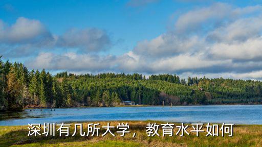 深圳有幾所大學(xué)，教育水平如何