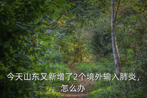 山東今天新增肺炎多少人,打破了山東6天無新增紀錄