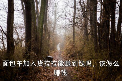 找一個貨拉拉面包車從蘇州到金華多少錢,面包車加入貨拉拉能賺到錢嗎