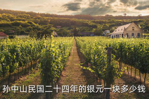 孫中山民國(guó)二十四年的銀元一塊多少錢
