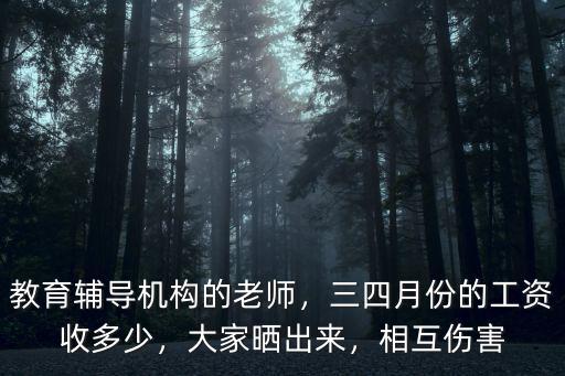 青島輔導機構底薪多少,教育輔導機構的老師