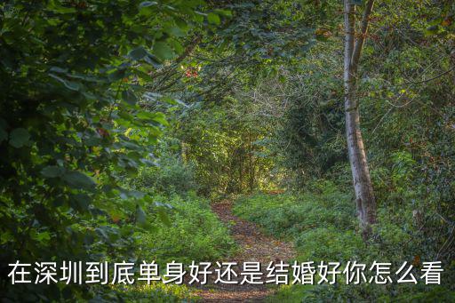單身嘉年華在深圳哪里,在深圳到底單身好還是結婚好