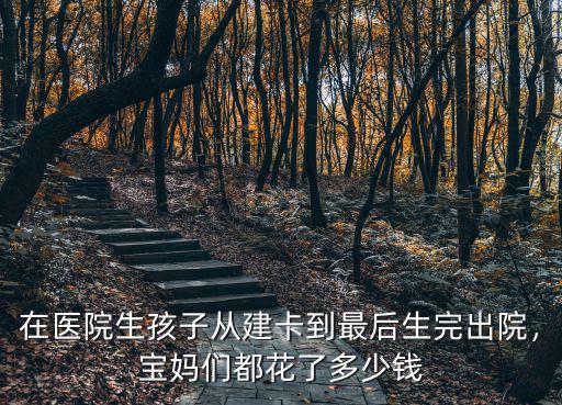 在醫院生孩子從建卡到最后生完出院，寶媽們都花了多少錢