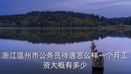 浙江開(kāi)化公務(wù)員工資一年有多少,浙江溫州市公務(wù)員待遇怎么樣
