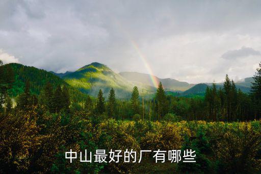 中山霞湖廠怎么樣,中山最好的廠有哪些