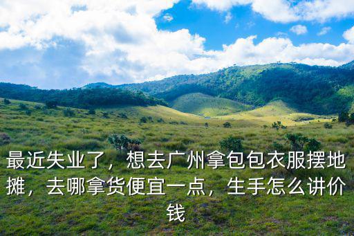 包包一般去廣州哪里拿貨,去哪拿貨便宜一點