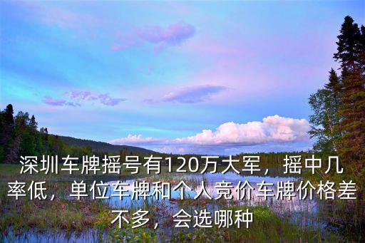 深圳公司汽車搖號競價多少錢,深圳車牌過戶值多少錢
