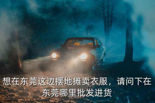 想在東莞這邊擺地攤賣衣服，請問下在東莞哪里批發(fā)進貨