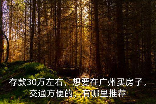 夏雪在廣州哪里買房,如果在那邊買房