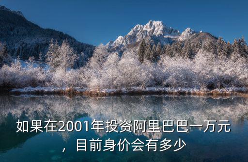 如果在2001年投資阿里巴巴一萬元，目前身價會有多少
