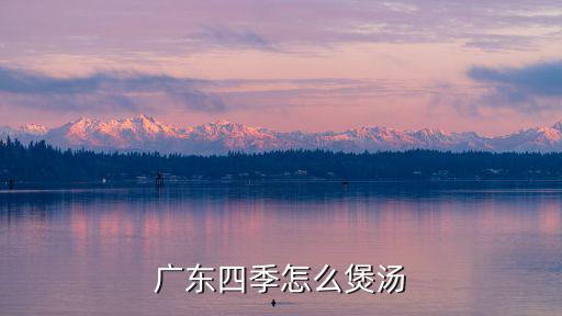 廣東四季怎么煲湯