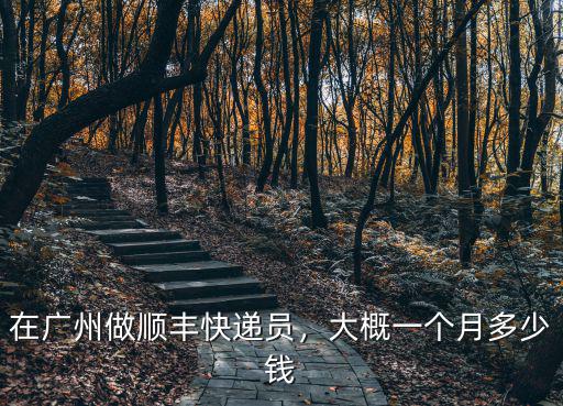 廣州快遞多少錢一個,快遞員送一份快遞能掙幾塊錢