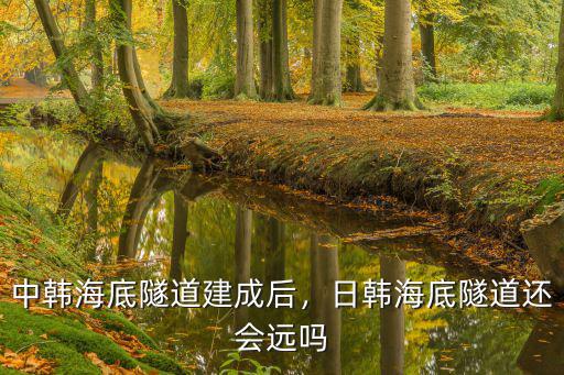 中韓海底隧道建成后，日韓海底隧道還會遠嗎