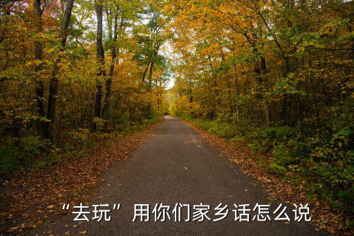 廣東話怎么說歡迎你們來杭州玩,去玩用你們家鄉話怎么說
