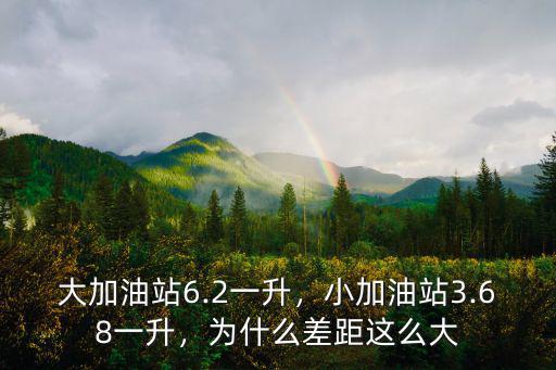 棗莊小加油站多少錢一升,大加油站6.2一升