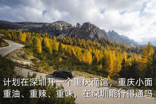 計(jì)劃在深圳開一個(gè)重慶面館，重慶小面重油、重辣、重味，在深圳能行得通嗎